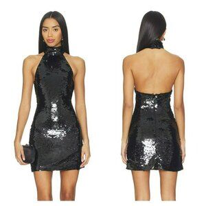 Lovers and Friends Carson Mini Dress Black